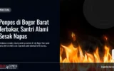 Ponpes di Bogor Barat Terbakar, Santri Alami Sesak Napas