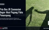 Pria Bus JR Connexion Bogor Akui Pegang Paha Penumpang