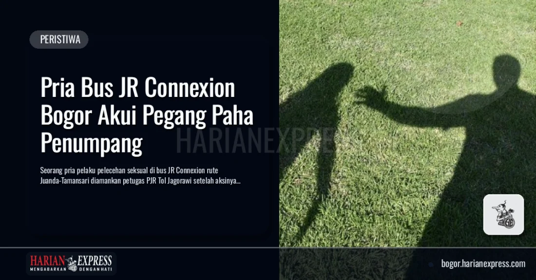 Pria Bus JR Connexion Bogor Akui Pegang Paha Penumpang