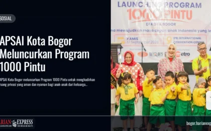 APSAI Kota Bogor Meluncurkan Program 1000 Pintu