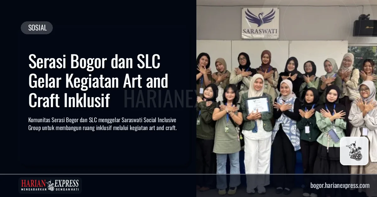 Serasi Bogor dan SLC Gelar Kegiatan Art and Craft Inklusif
