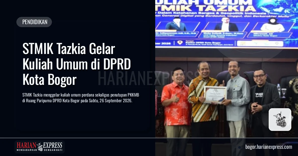 STMIK Tazkia Gelar Kuliah Umum di DPRD Kota Bogor