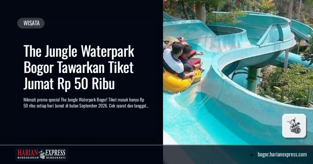 The Jungle Waterpark Bogor Tawarkan Tiket Jumat Rp 50 Ribu