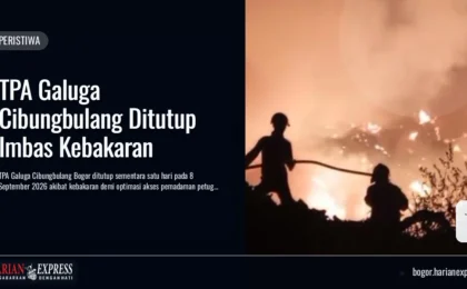 TPA Galuga Cibungbulang Ditutup Imbas Kebakaran TPA Galuga Cibungbulang Ditutup Imbas Kebakaran