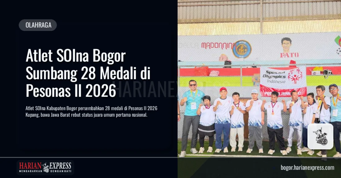 Atlet SOIna Bogor Sumbang 28 Medali di Pesonas II 2026