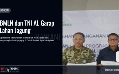 BMLN dan TNI AL Garap Lahan Jagung