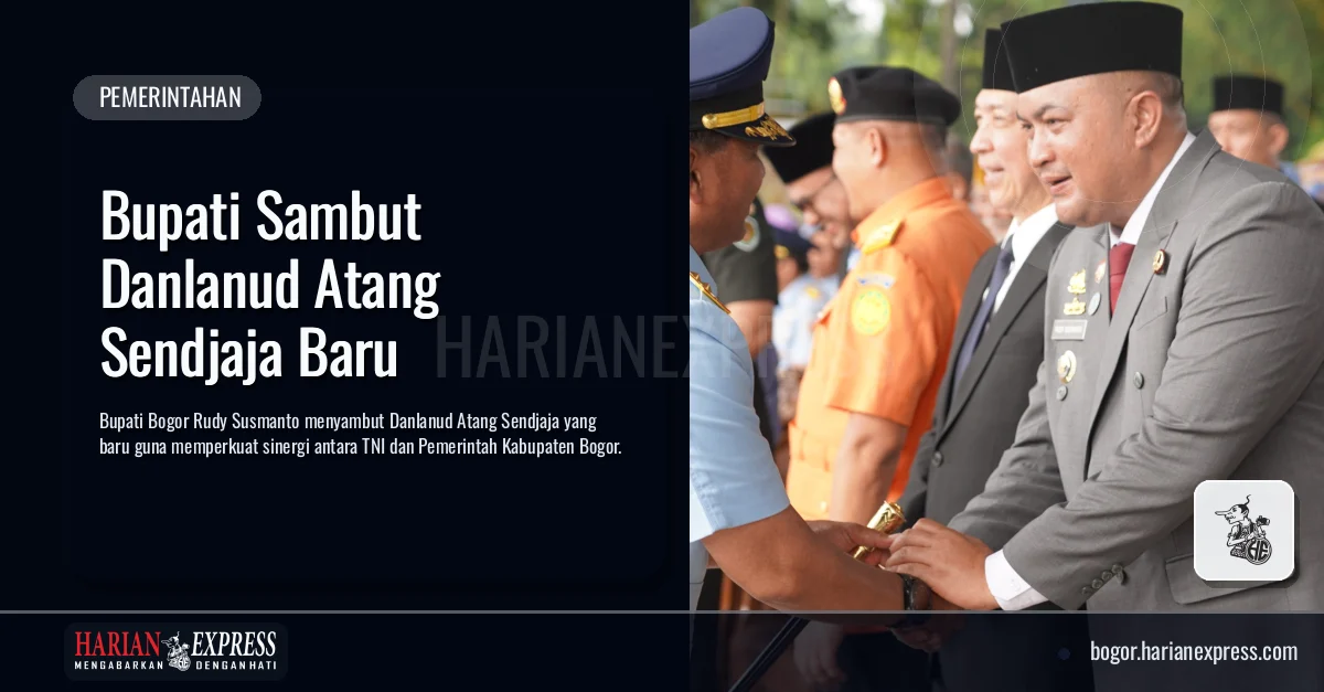 Bupati Sambut Danlanud Atang Sendjaja Baru