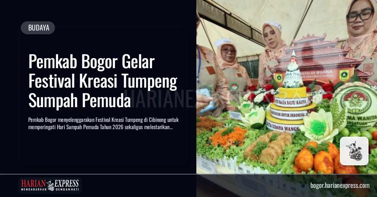 Pemkab Bogor Gelar Festival Kreasi Tumpeng Sumpah Pemuda