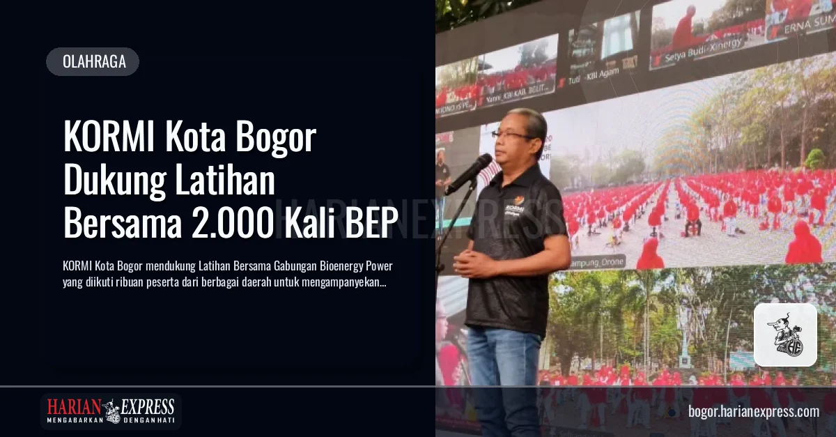 KORMI Kota Bogor Dukung Latihan Bersama 2.000 Kali BEP