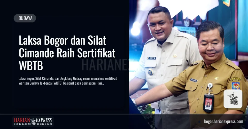 Laksa Bogor dan Silat Cimande Raih Sertifikat WBTB
