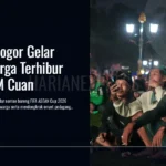 Pemkab Bogor Gelar Nobar, Warga Terhibur dan UMKM Cuan