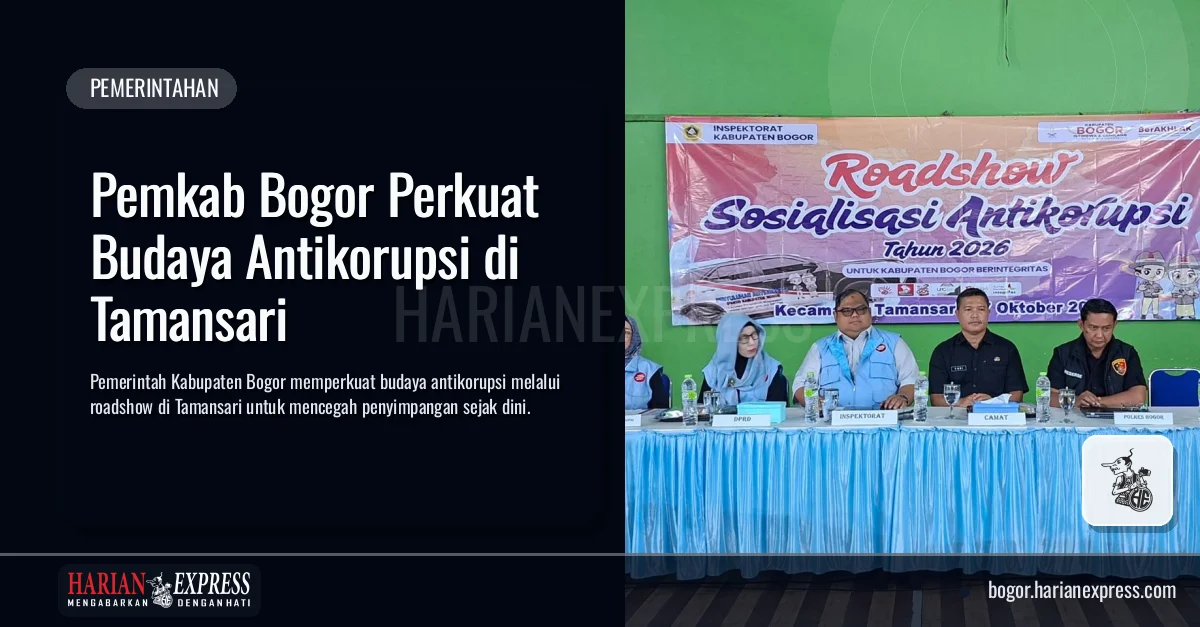Pemkab Bogor Perkuat Budaya Antikorupsi di Tamansari