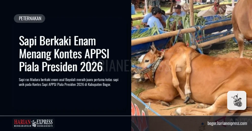 Sapi Berkaki Enam Menang Kontes APPSI Piala Presiden 2026