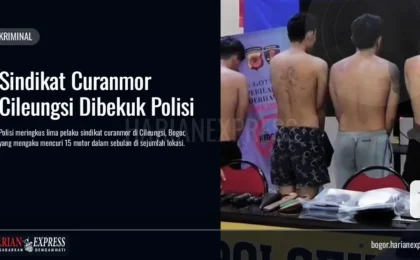 Sindikat Curanmor Cileungsi Dibekuk Polisi