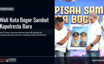 Wali Kota Bogor Sambut Kapolresta Baru
